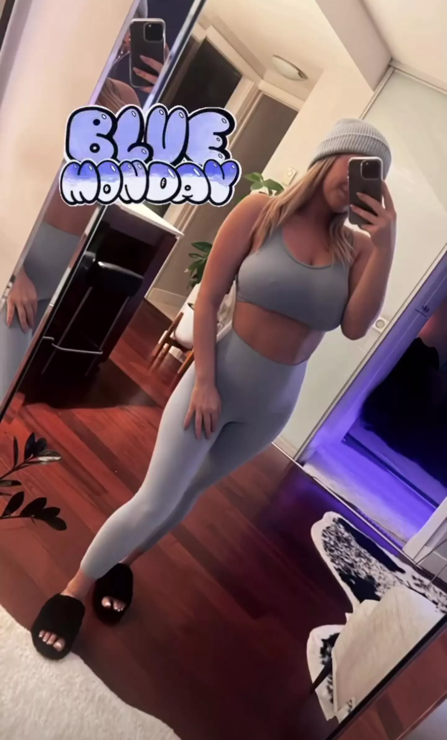 Busty Blue Monday