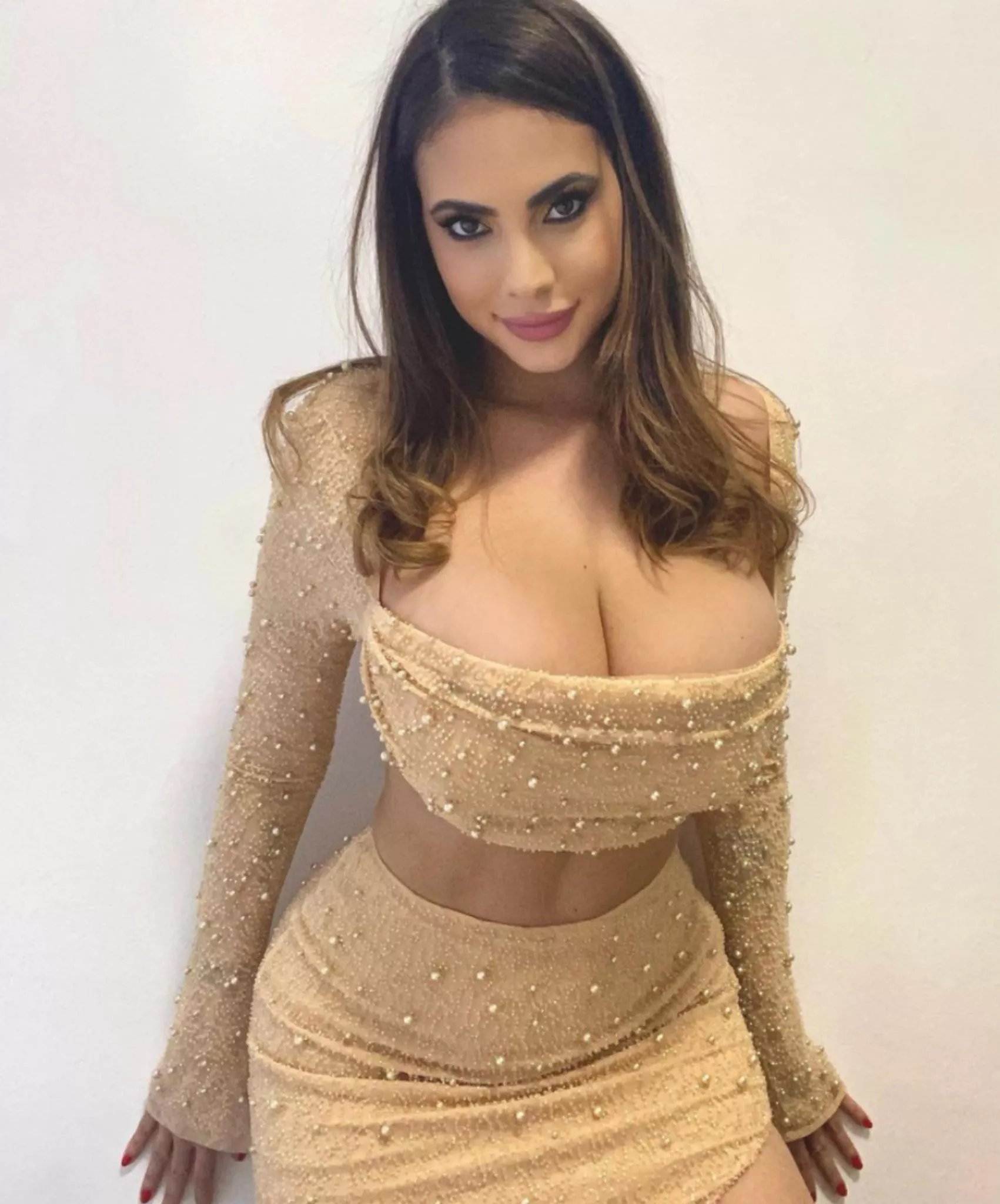 Busty brunette Busty brunette