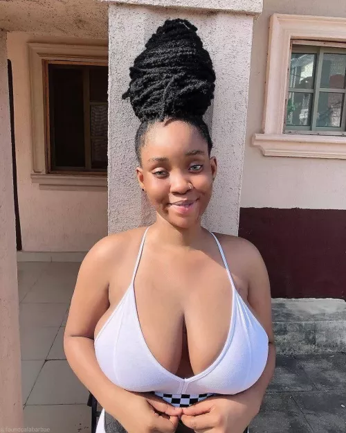 Busty Instagrammer.