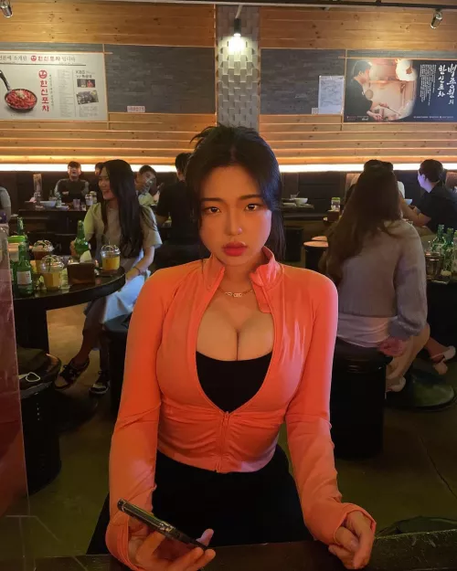 Busty korean