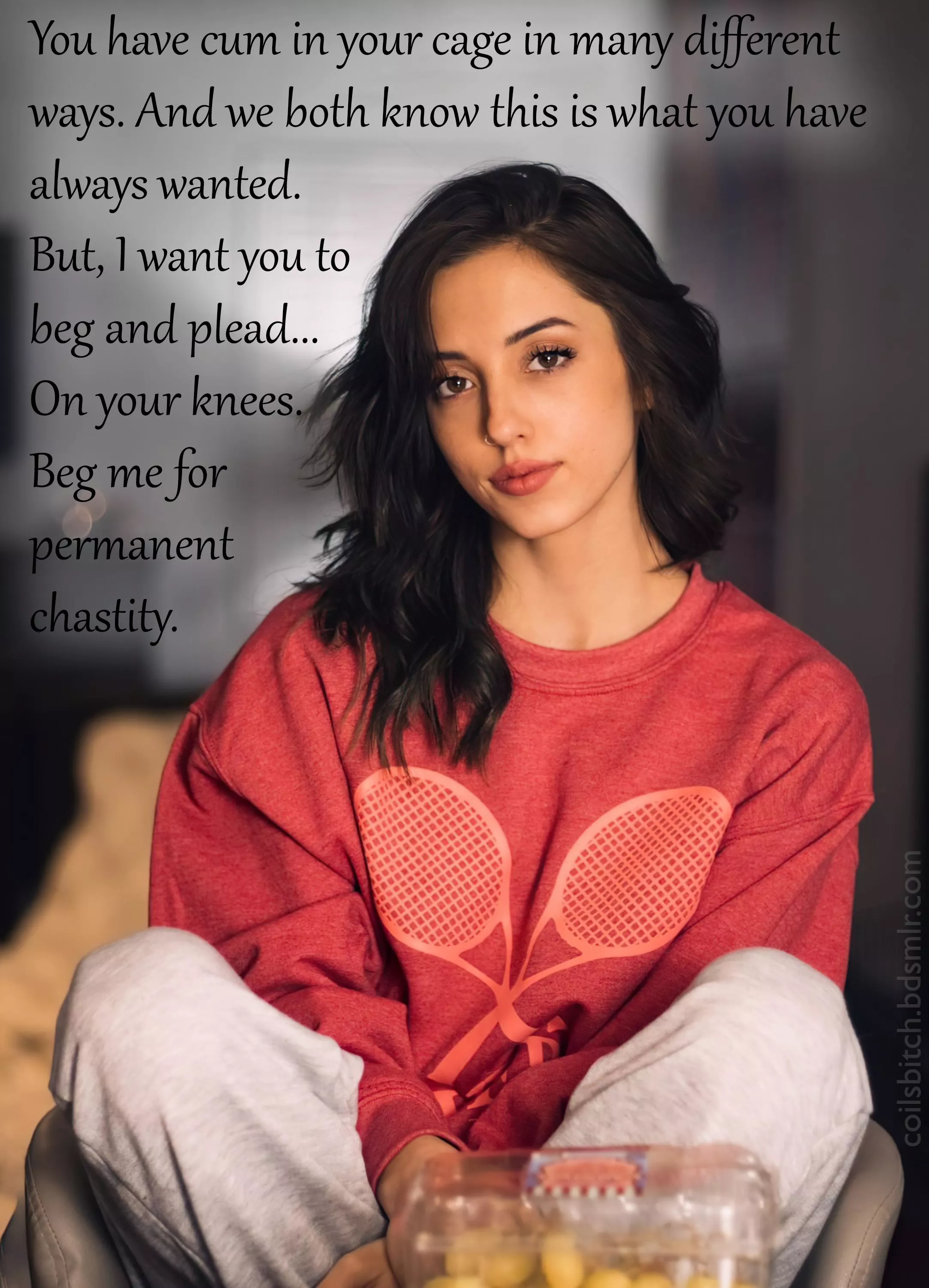 But I want you to beg and plead... But I want you to beg and plead...