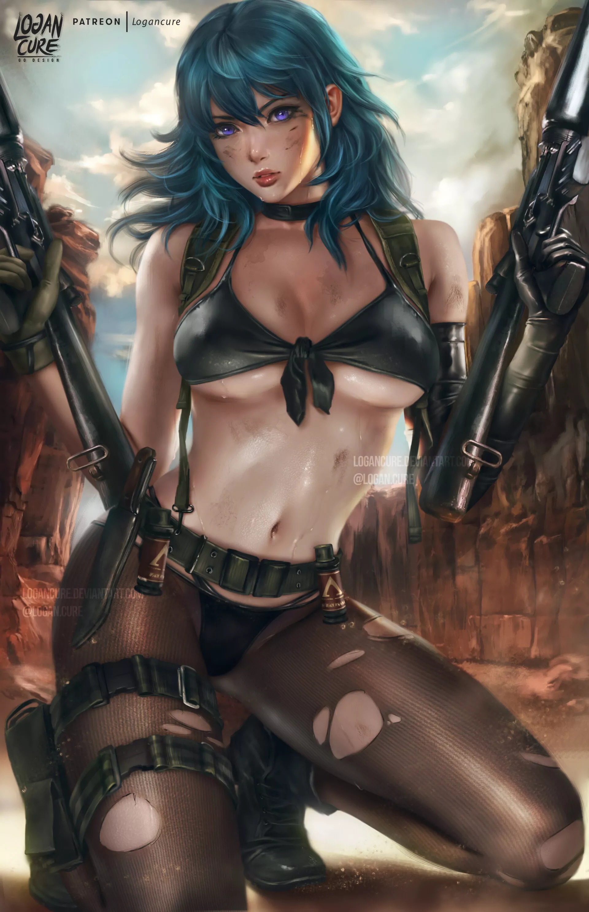 Byleth as Quiet by Logan Cure Byleth as Quiet by Logan Cure