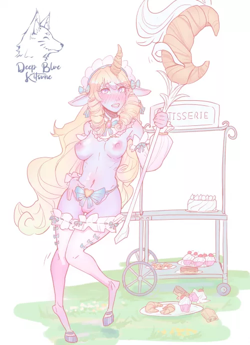 Cafe cutie Soraka having issues at her new job (DeepBlueKitsune) Cafe cutie Soraka having issues at her new job (DeepBlueKitsune)