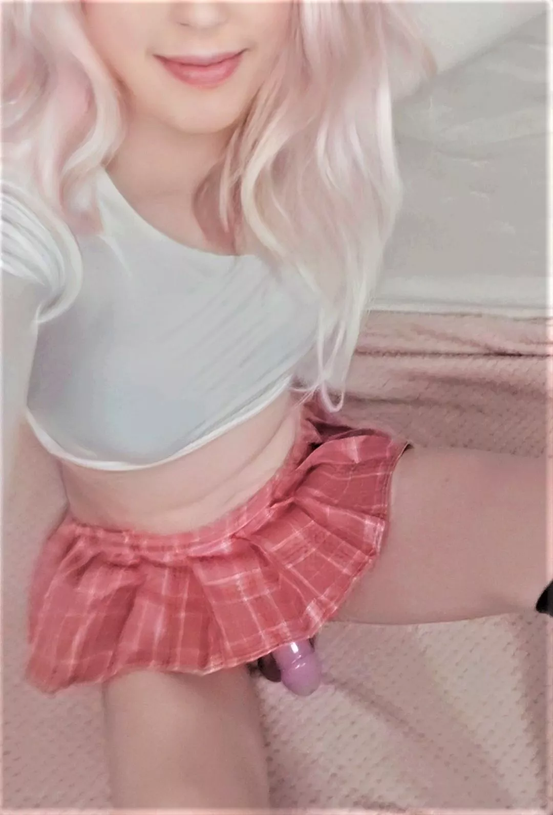 Cage poking out means the skirt is the right length! Cage poking out means the skirt is the right length!