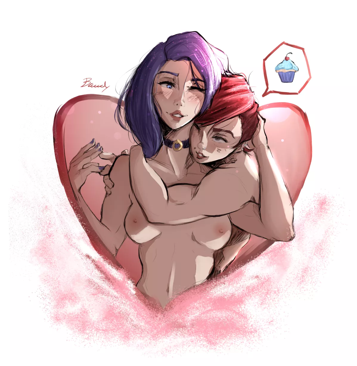 Caitlyn & Vi Hug (BawdyArt) [Arcane]