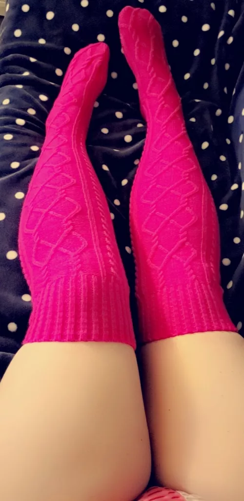 Can a nobody sock girl get some love for her thick thighs? Or do I have to post more?