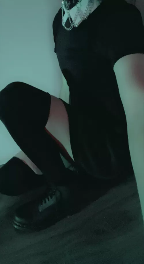 Can I be your small tiddy goth gf? Can I be your small tiddy goth gf?