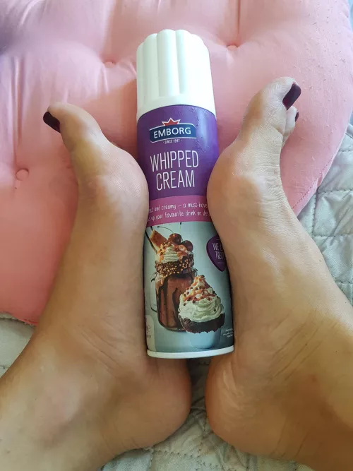 Can I put whip cream on you too?