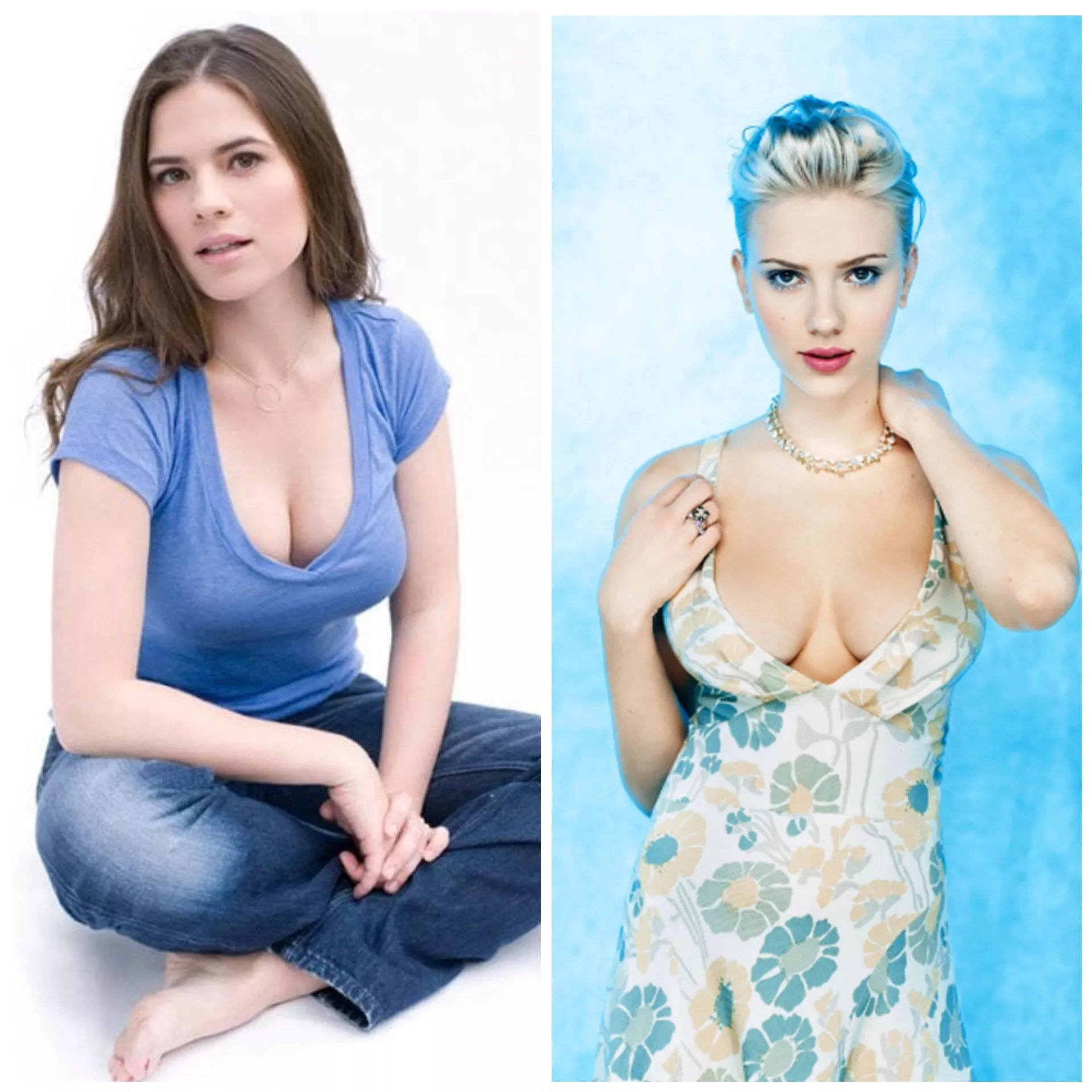 Can someone rp as Scarlett Johansson or Hayley Atwell for me? Can someone rp as Scarlett Johansson or Hayley Atwell for me?