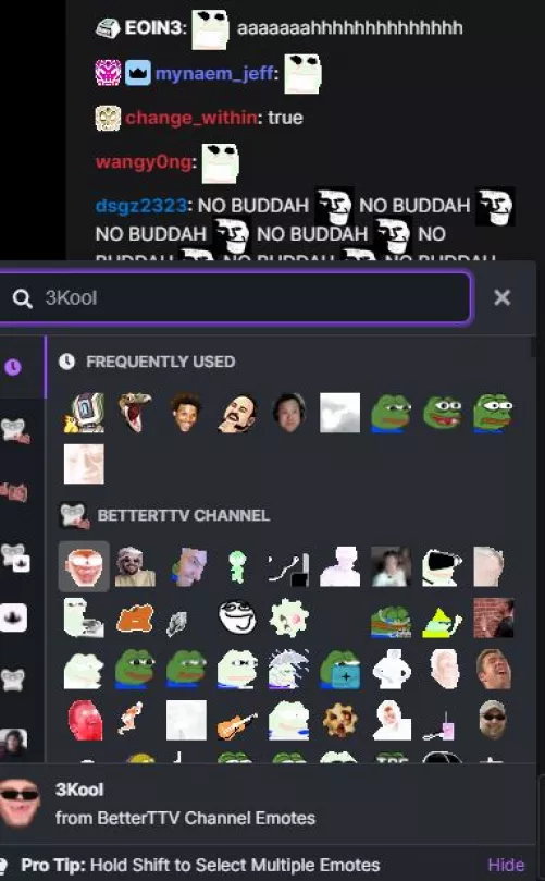 Can someone tell me why my BTTV emotes look like this and how to fix it? I use Opera GX.
