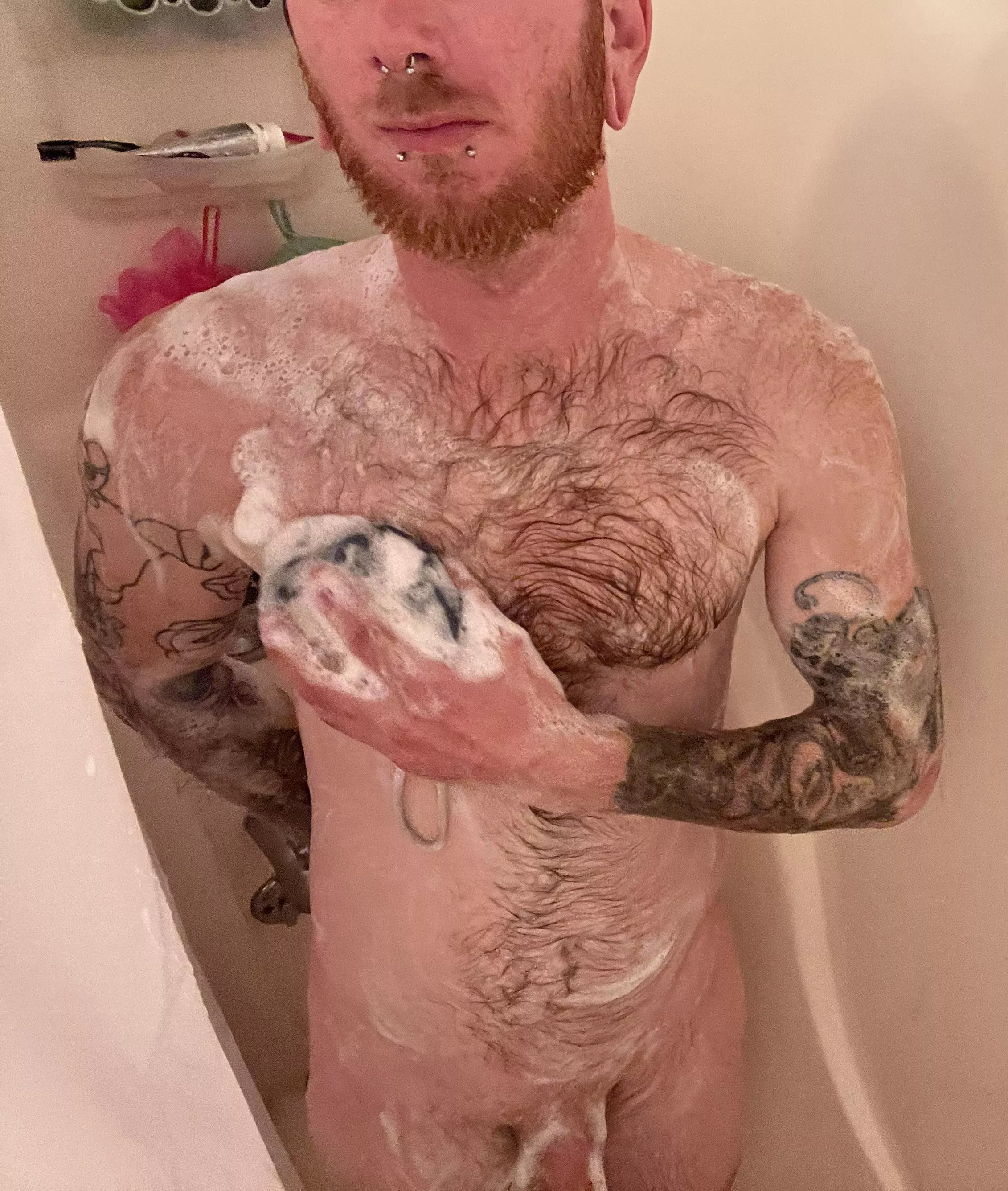 Can someone wash my back? Can someone wash my back?