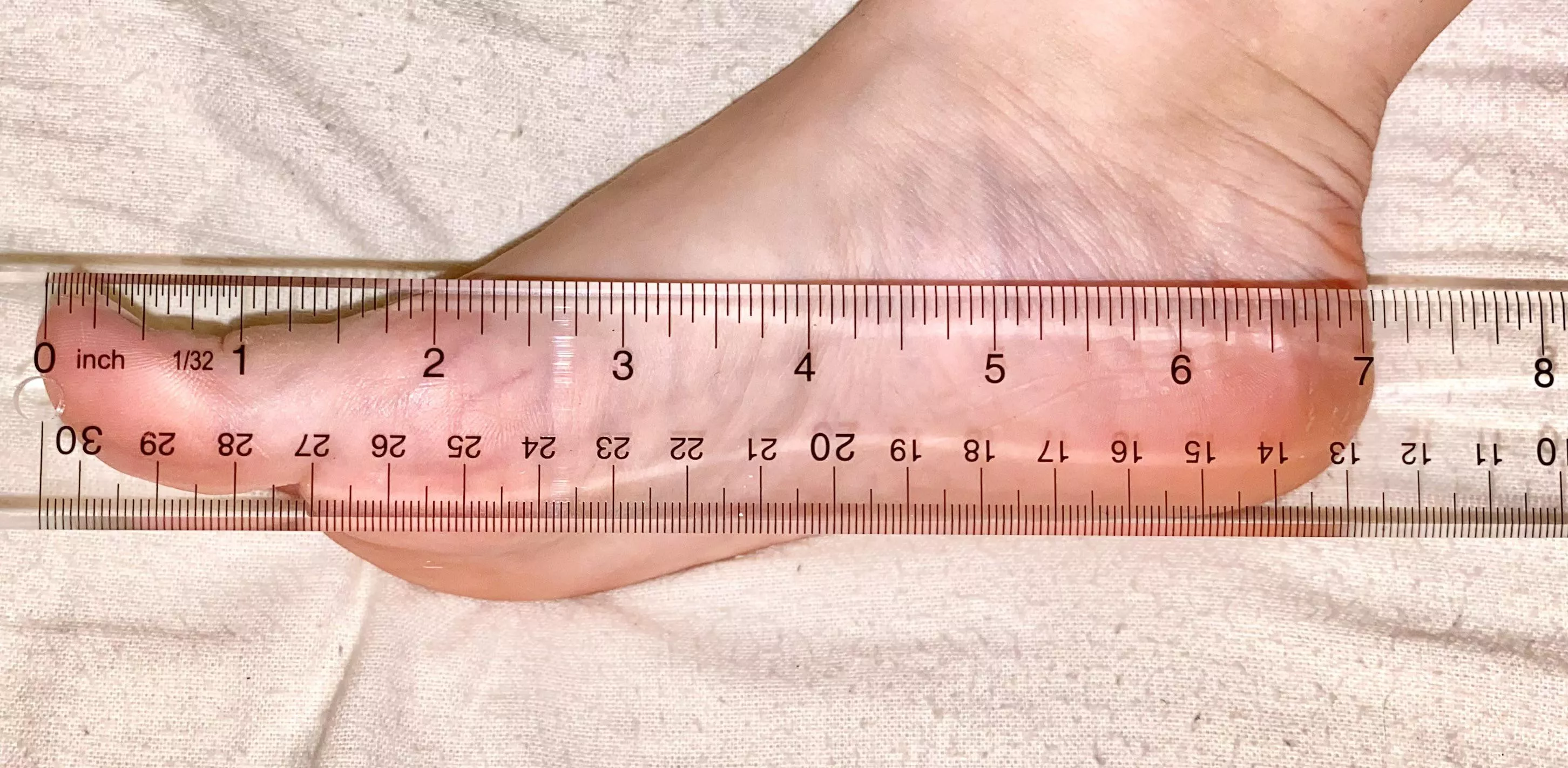 Can you believe my feet are only 7 inches long? Can you believe my feet are only 7 inches long?