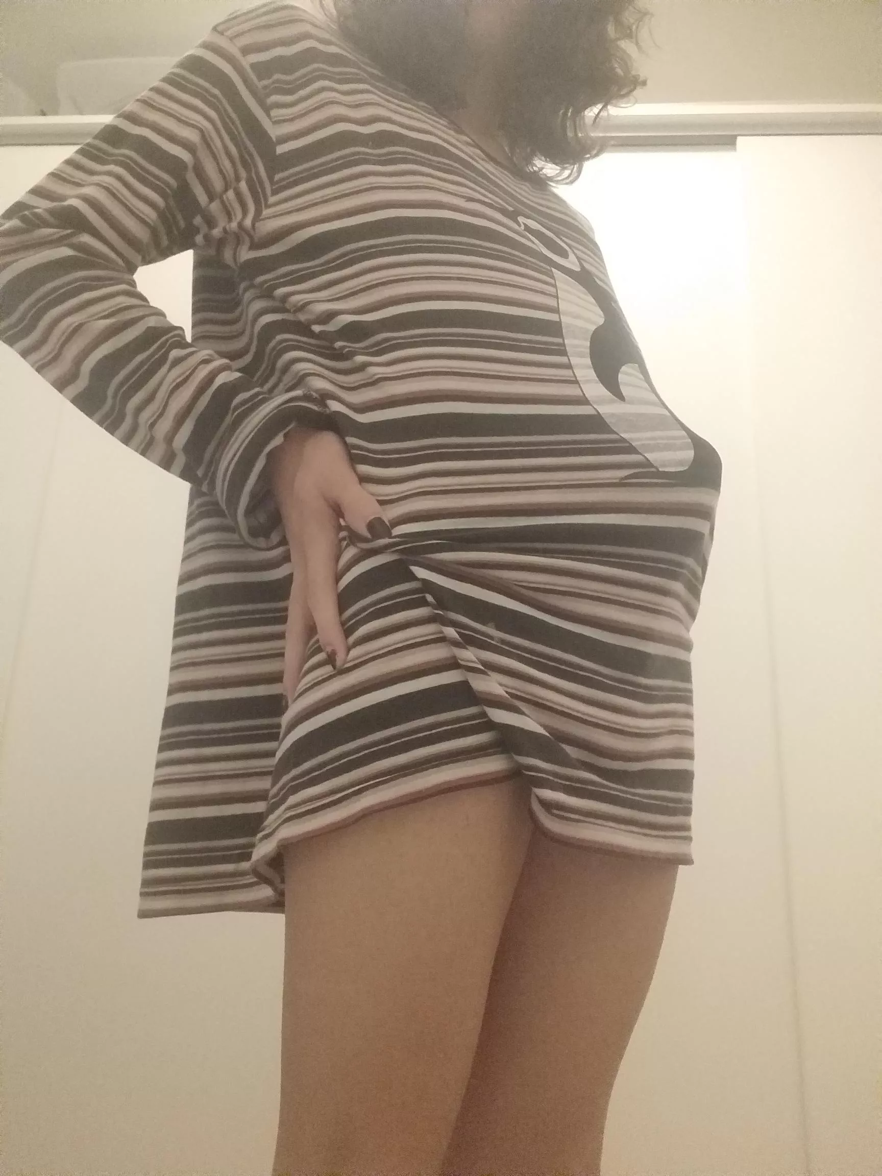 Can you guess what's under my shirt? Can you guess what's under my shirt?