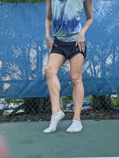 can you see the sweat on the ground where I was sitting 🤭(sz 11)