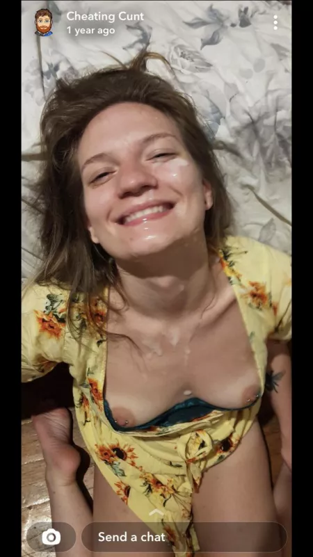 Can you tell how happy I am when Iโm a little cum slut?