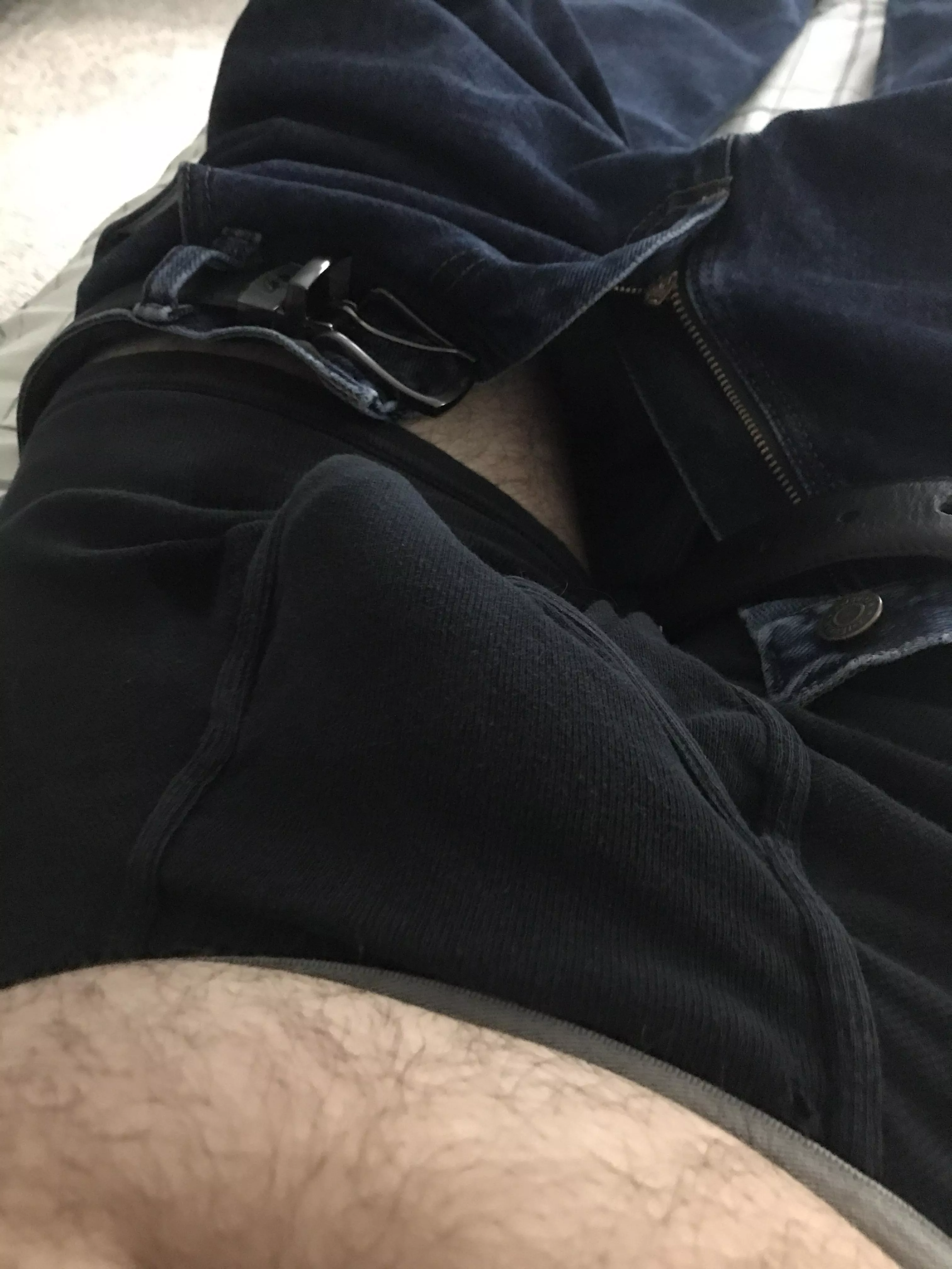 Can’t focus with this tight in my jeans.