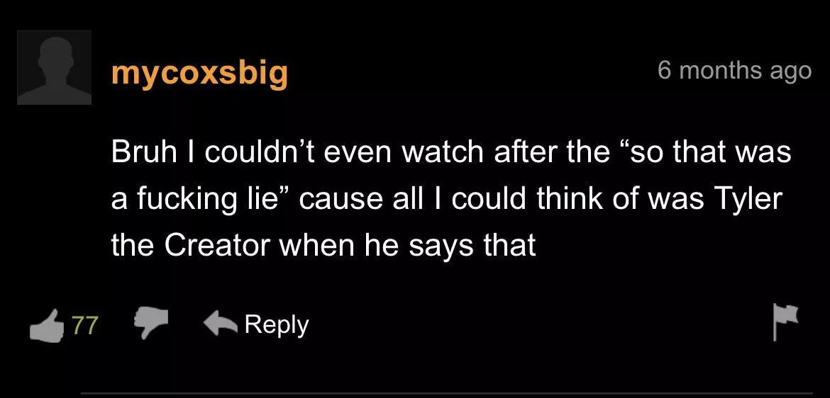 Can’t get Tyler out his head Can’t get Tyler out his head