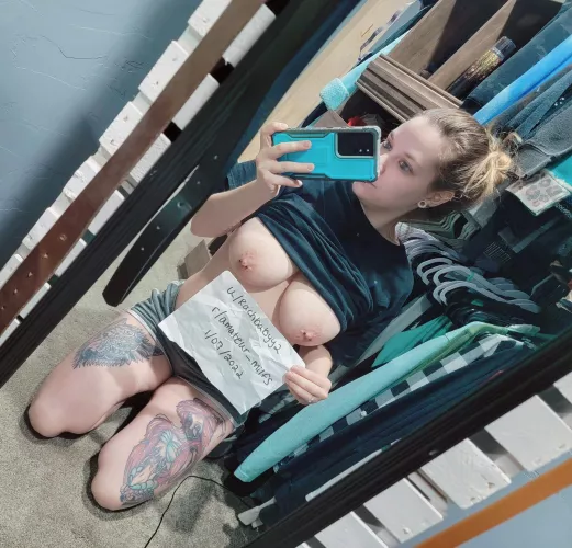 Can't let this verification picture go to waste