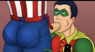 Captain America & Robin, Marvel & DC. (IcemanBlue) Captain America & Robin, Marvel & DC. (IcemanBlue)