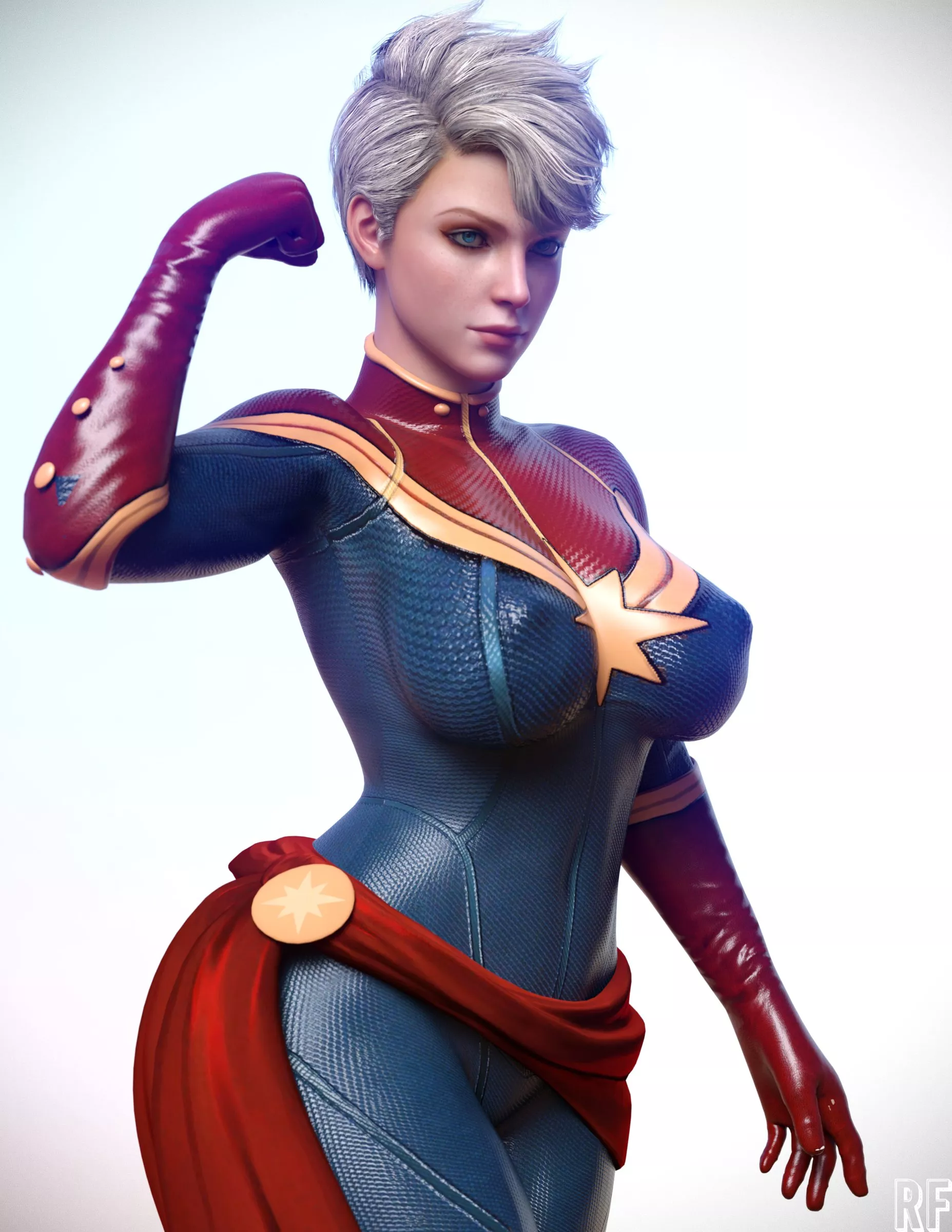 Captain Marvel (Rude Frog 3D)
