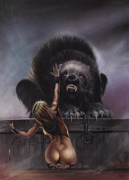 Captive of Gor by Chris Achilleos (1975) Captive of Gor by Chris Achilleos (1975)