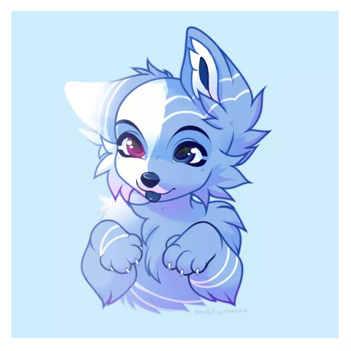 care to give him a treat? (art by me, smallfrystreams on twitter)