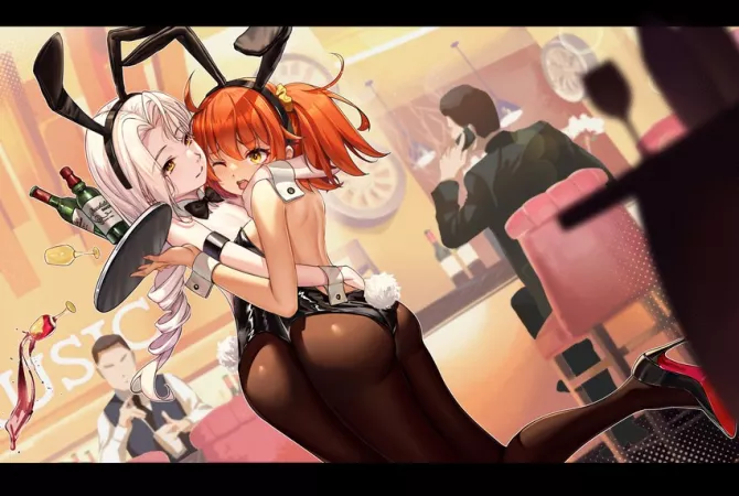 Casino Bunnies Carmilla and Gudako Casino Bunnies Carmilla and Gudako