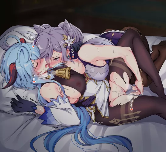 Cat girl and demon girl (not by me) Cat girl and demon girl (not by me)