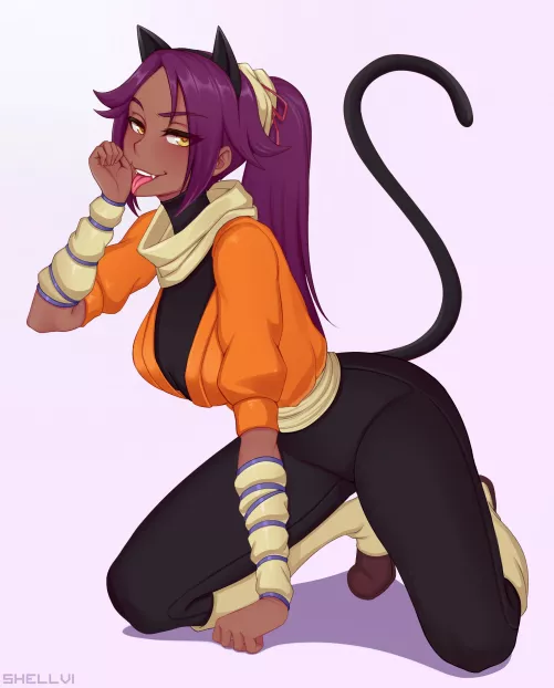 Cat Girl Yoruichi (Shellvi) [Bleach]