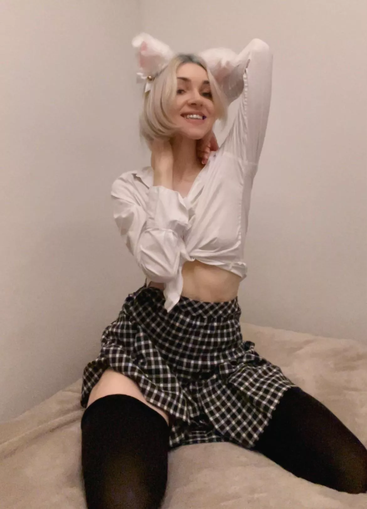 Cat girls or schoolgirls? Cat girls or schoolgirls?