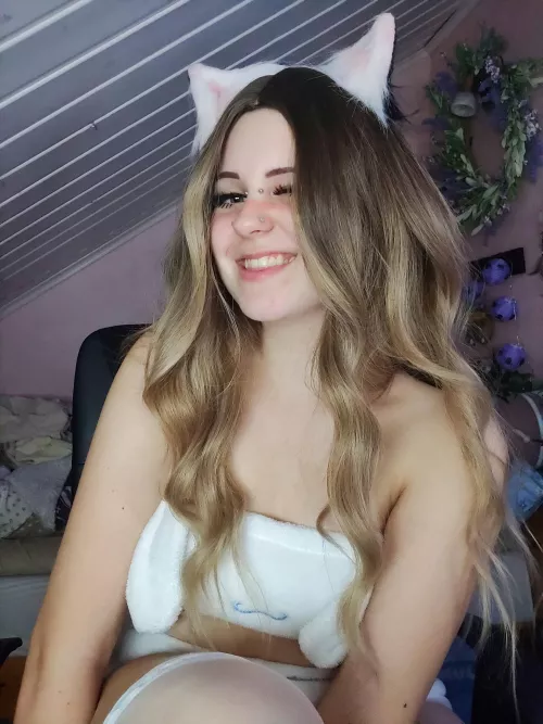 Cat in a bunny fit? ?