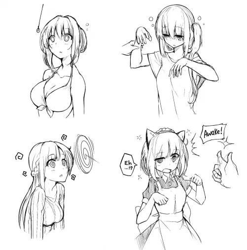 Cat maid for hire (I couldn’t find the artist)