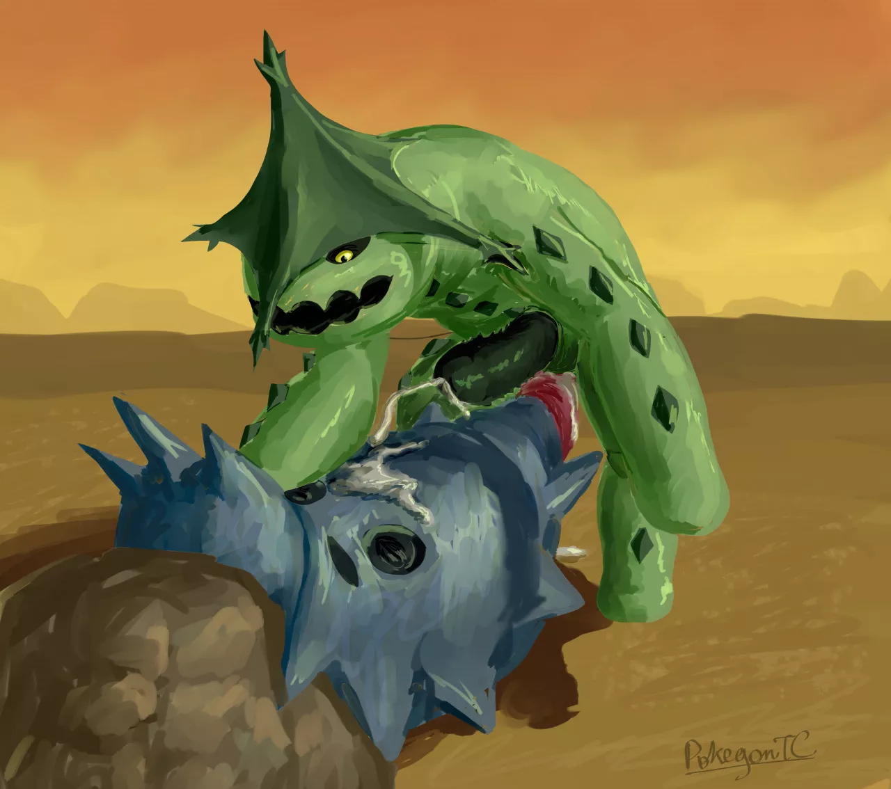 Catch them all challenge #247 - Pupitar (T-ace Juice) Catch them all challenge #247 - Pupitar (T-ace Juice)