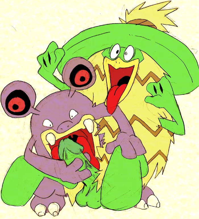 Catch them all challenge #294 - Loudred (Light Green Mustard) Catch them all challenge #294 - Loudred (Light Green Mustard)