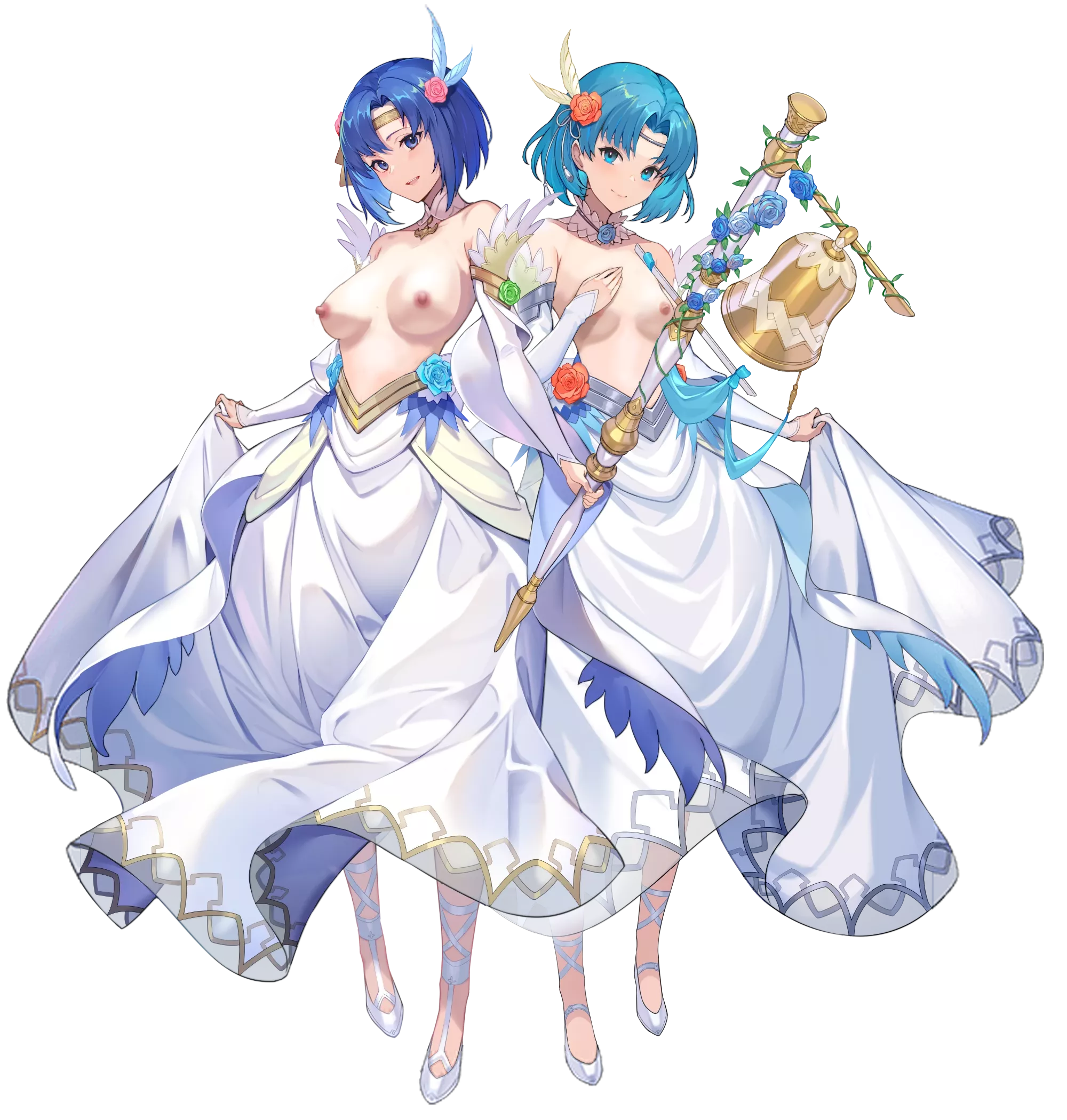 Catria & Thea Topless! Catria & Thea Topless!