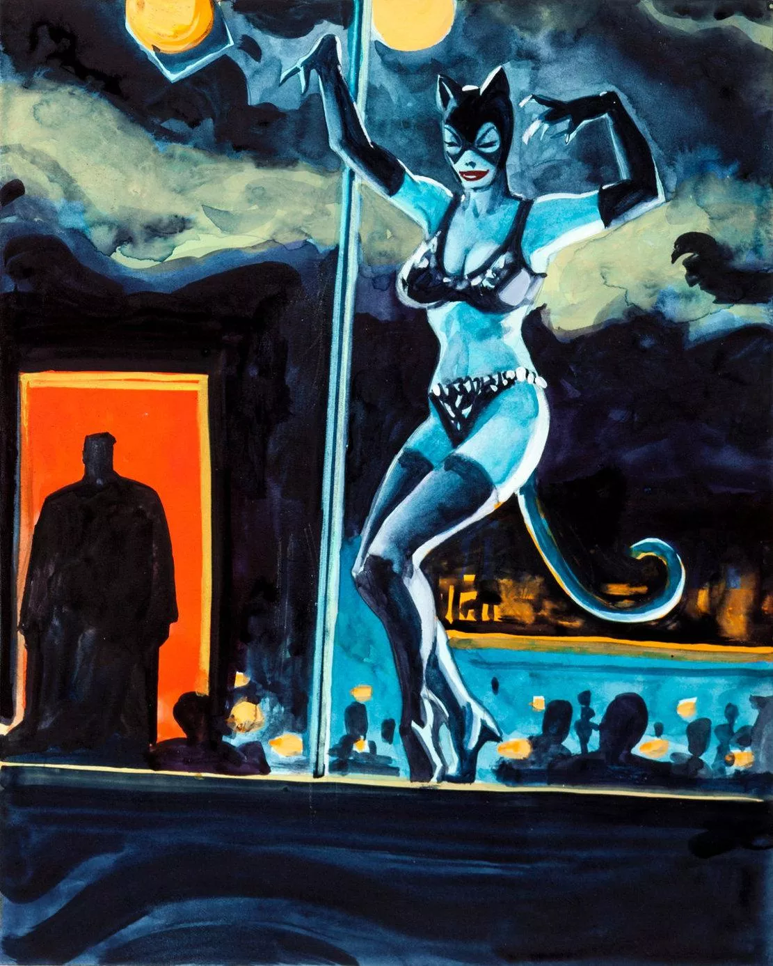Catwoman by Dan Brereton, from Thrill Killer '62 (1998) Catwoman by Dan Brereton, from Thrill Killer '62 (1998)
