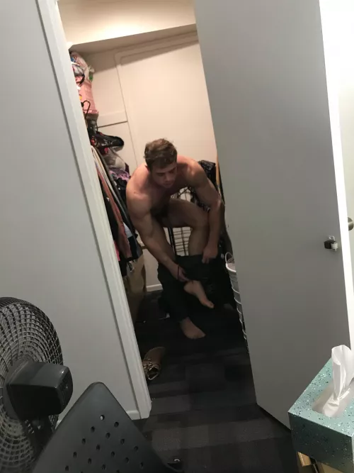 Caught me with my pants down…