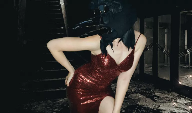 Caw! (Translation: whenever I wear this dress, I remember the time I was fucked in it. β€οΈ)