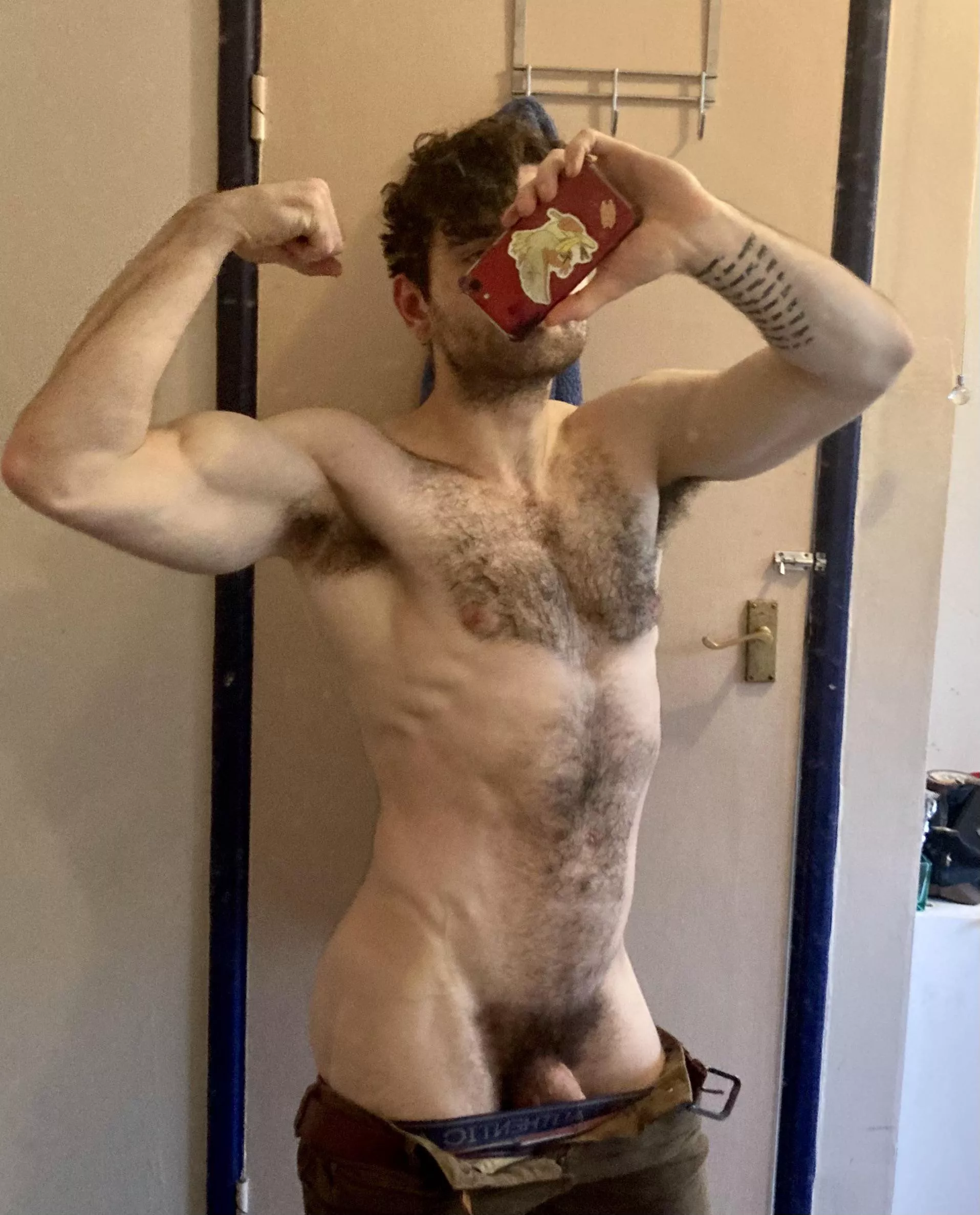 Celebrating Boxing Day the only way I know how, with a post shower selfie