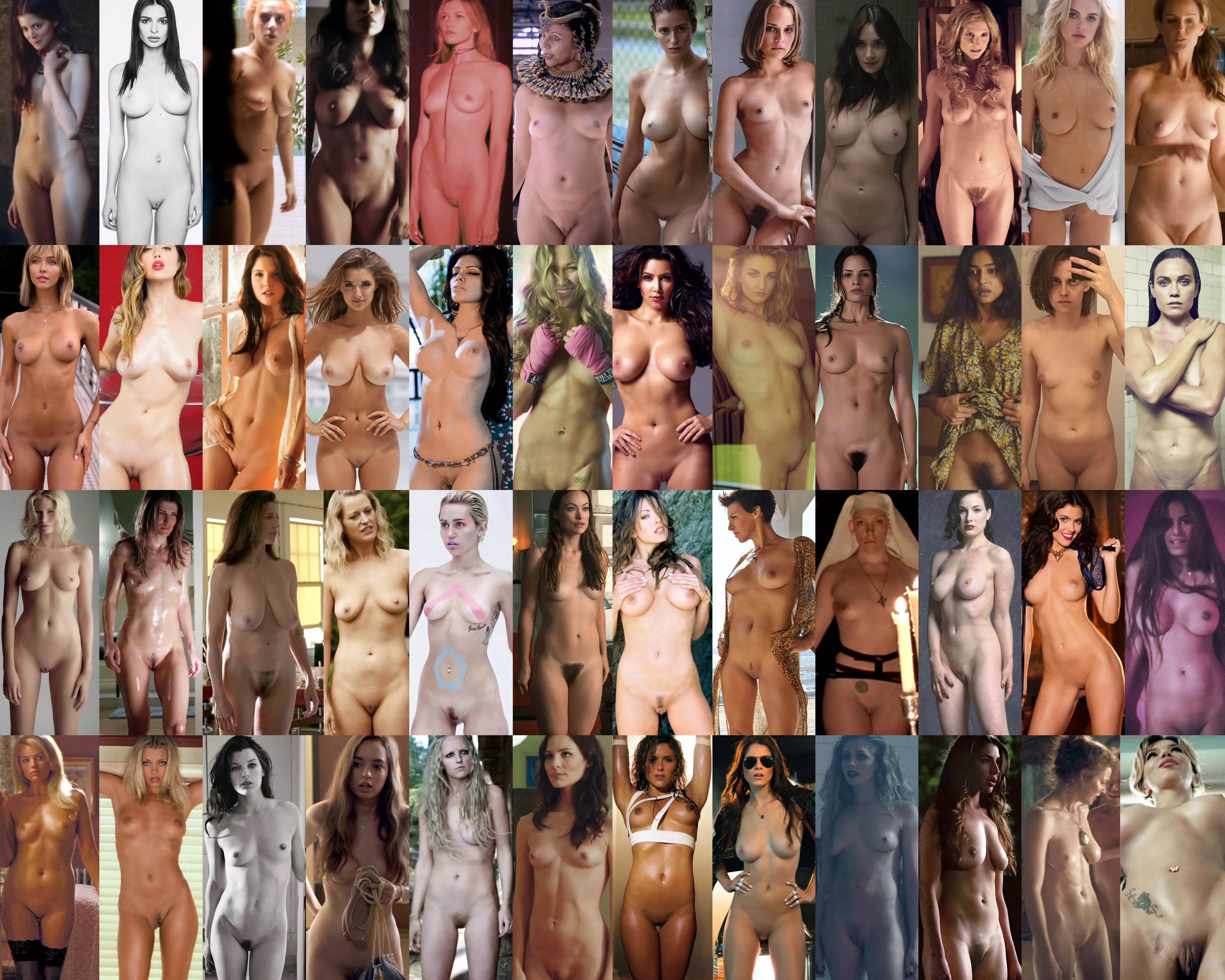 Nude collage