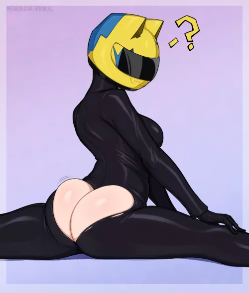 Celty Ass Exposed (Afrobull) [Durarara!! ]