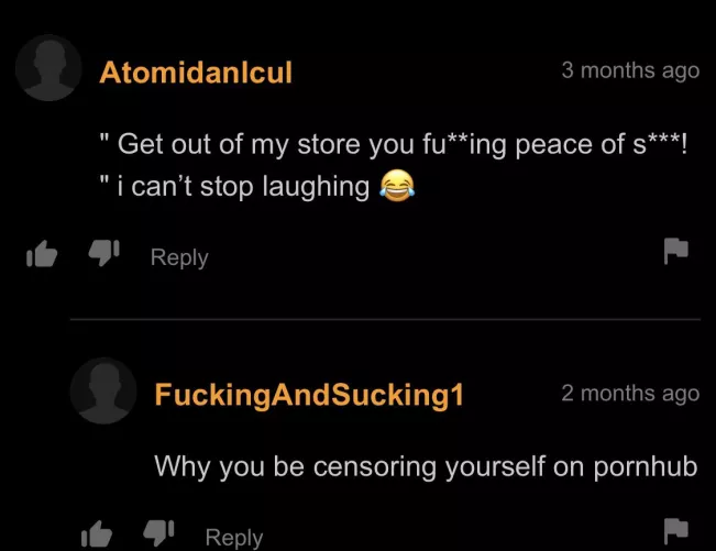 Censorship on phub