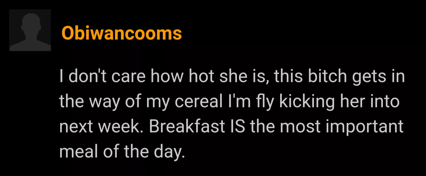 cereal is very important cereal is very important