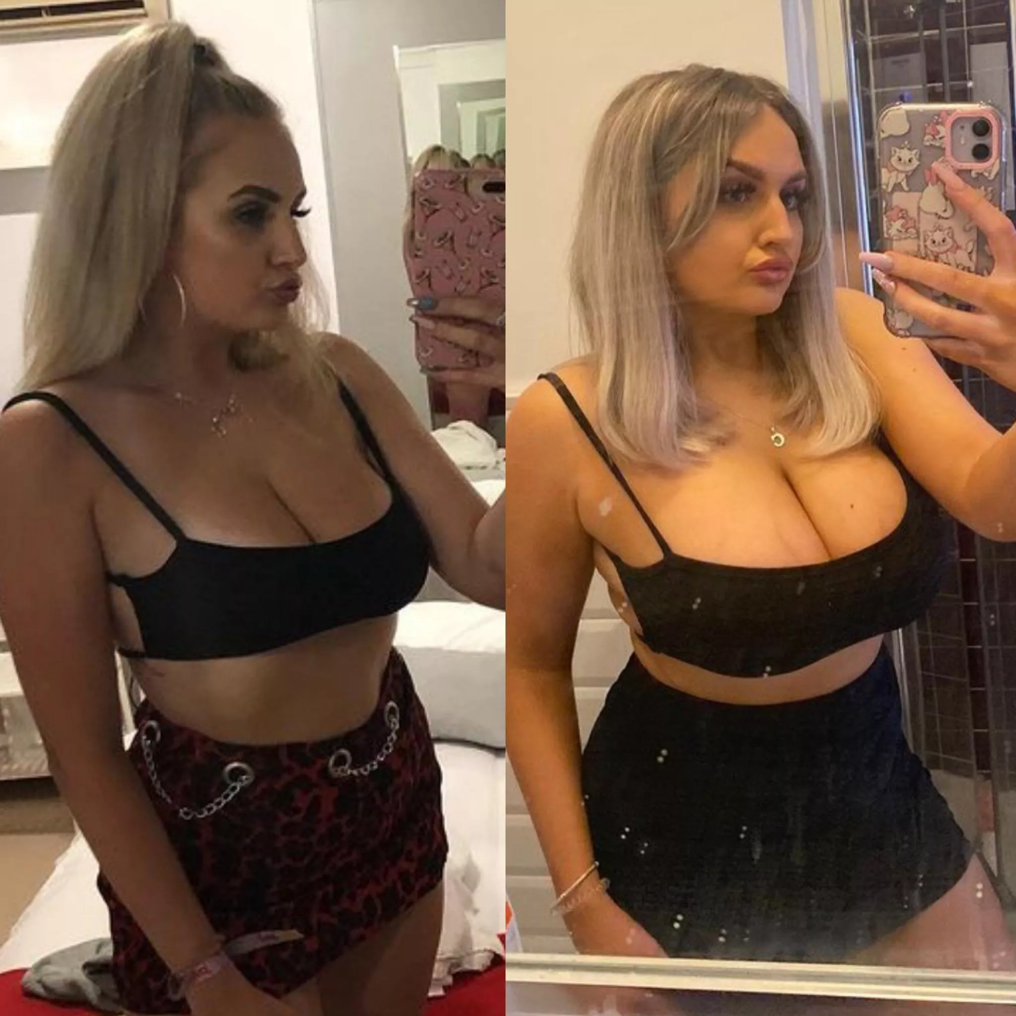 @Ceryslilyx stretching her top out @Ceryslilyx stretching her top out