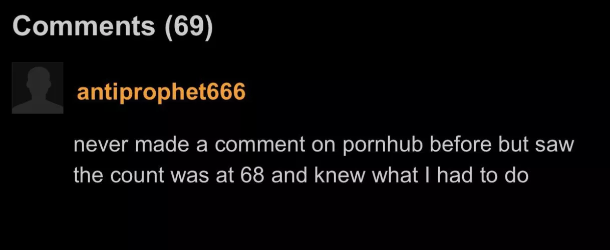 Chad moment.