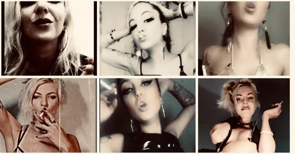 Chainsmoking alone, But always together 🖤 Do you have a lockdown friend you FaceTime to ChainSmoke with ??!