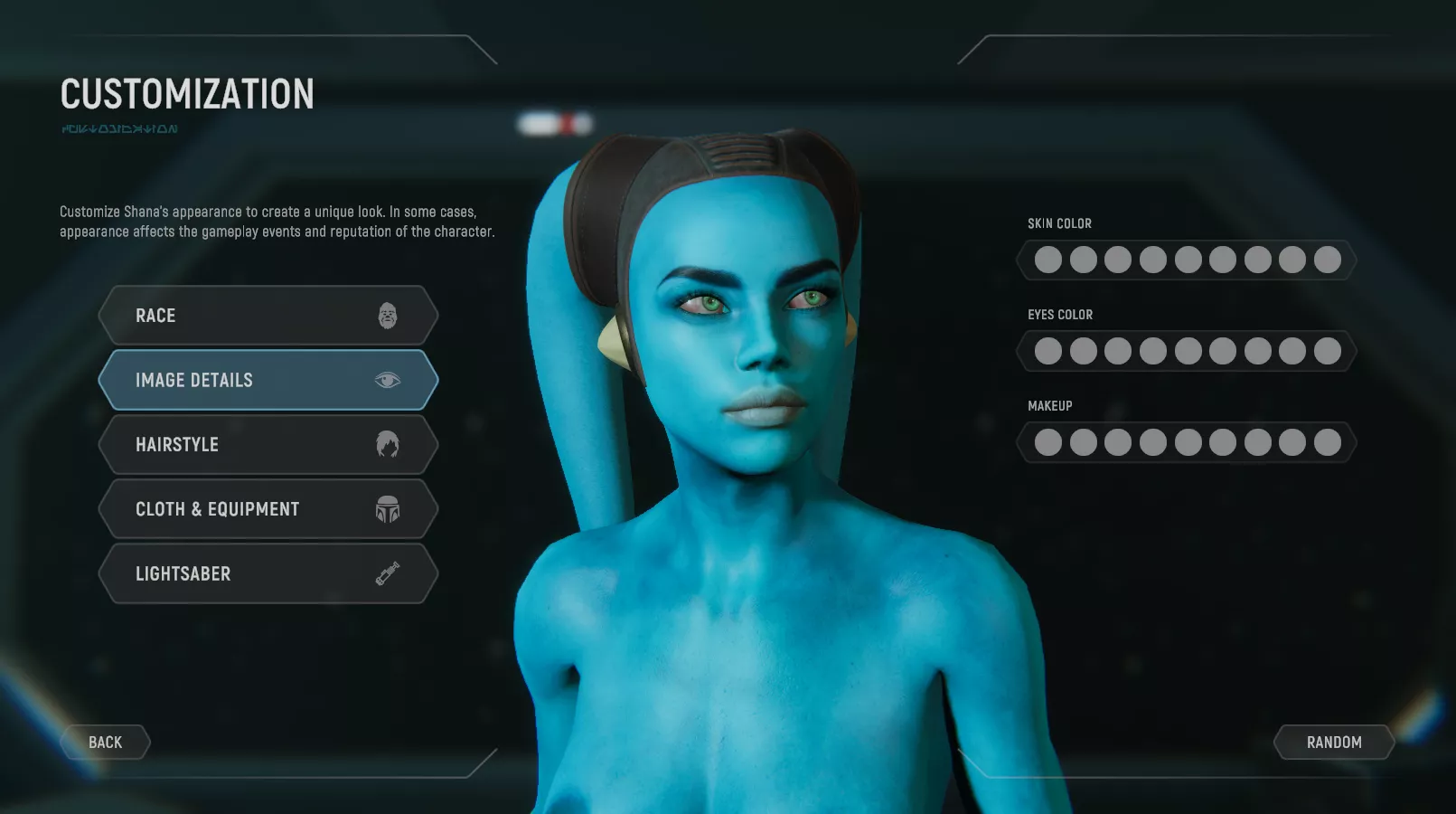 Character customization porn games