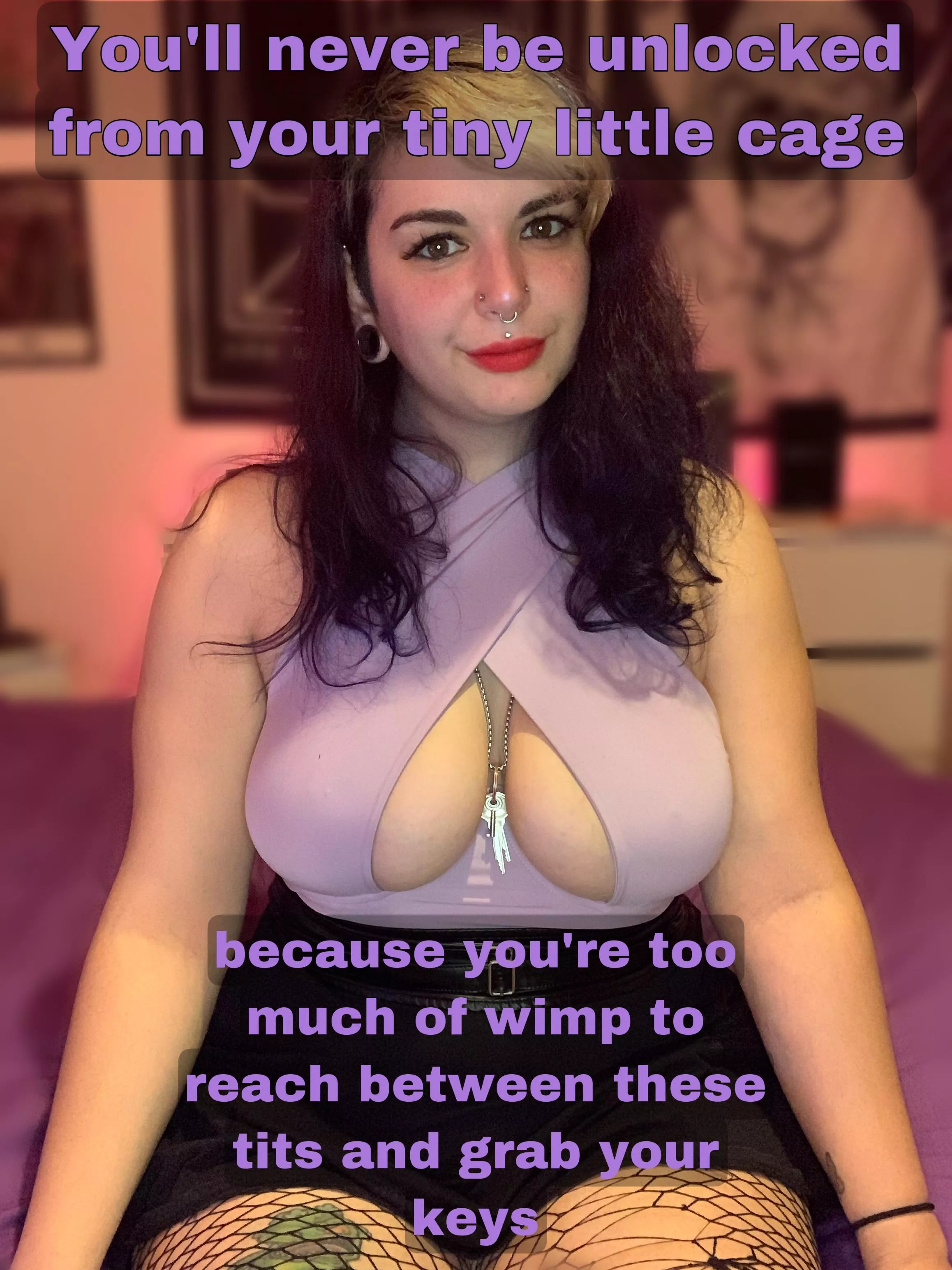 Chastity captions OC Chastity captions OC