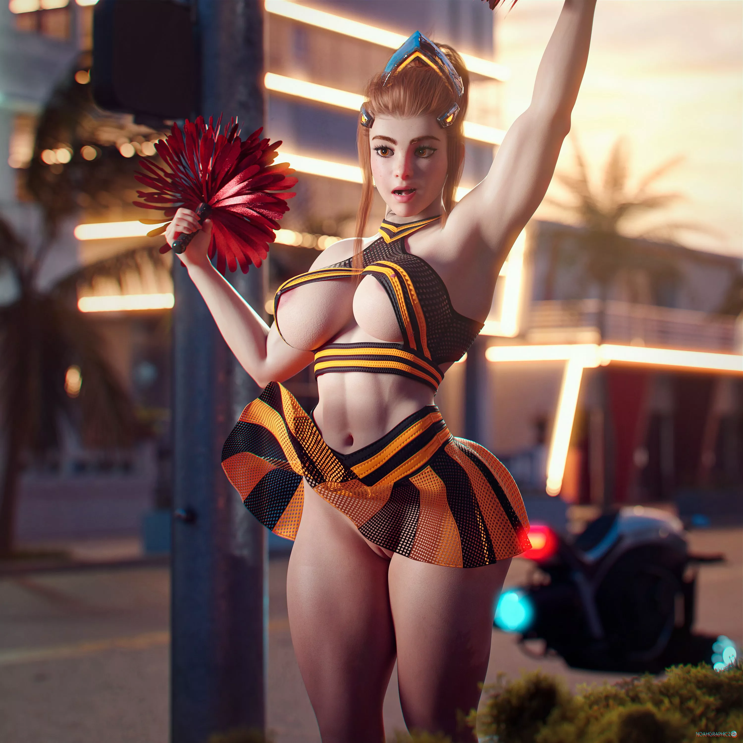 Cheerleader Brigitte (Noahgraphicz) [Overwatch]