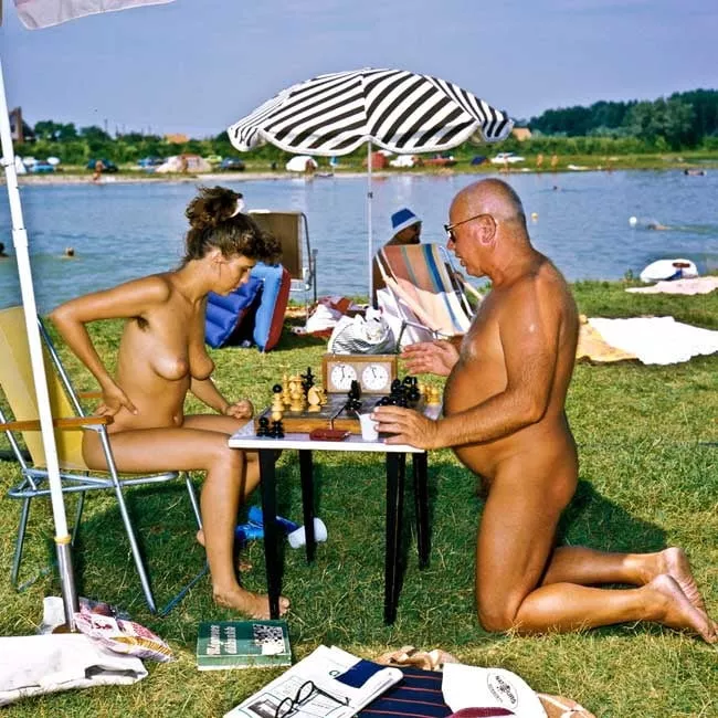 Chess on a grass beach. Who's gonna win? Chess on a grass beach. Who's gonna win?